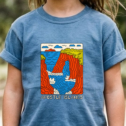 Apostle Islands National Lakeshore Kids Cotton T-Shirt