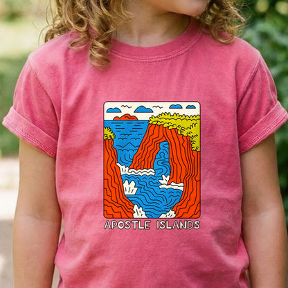 Apostle Islands National Lakeshore Kids Cotton T-Shirt