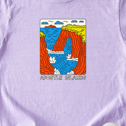 Apostle Islands National Lakeshore Kids Cotton T-Shirt