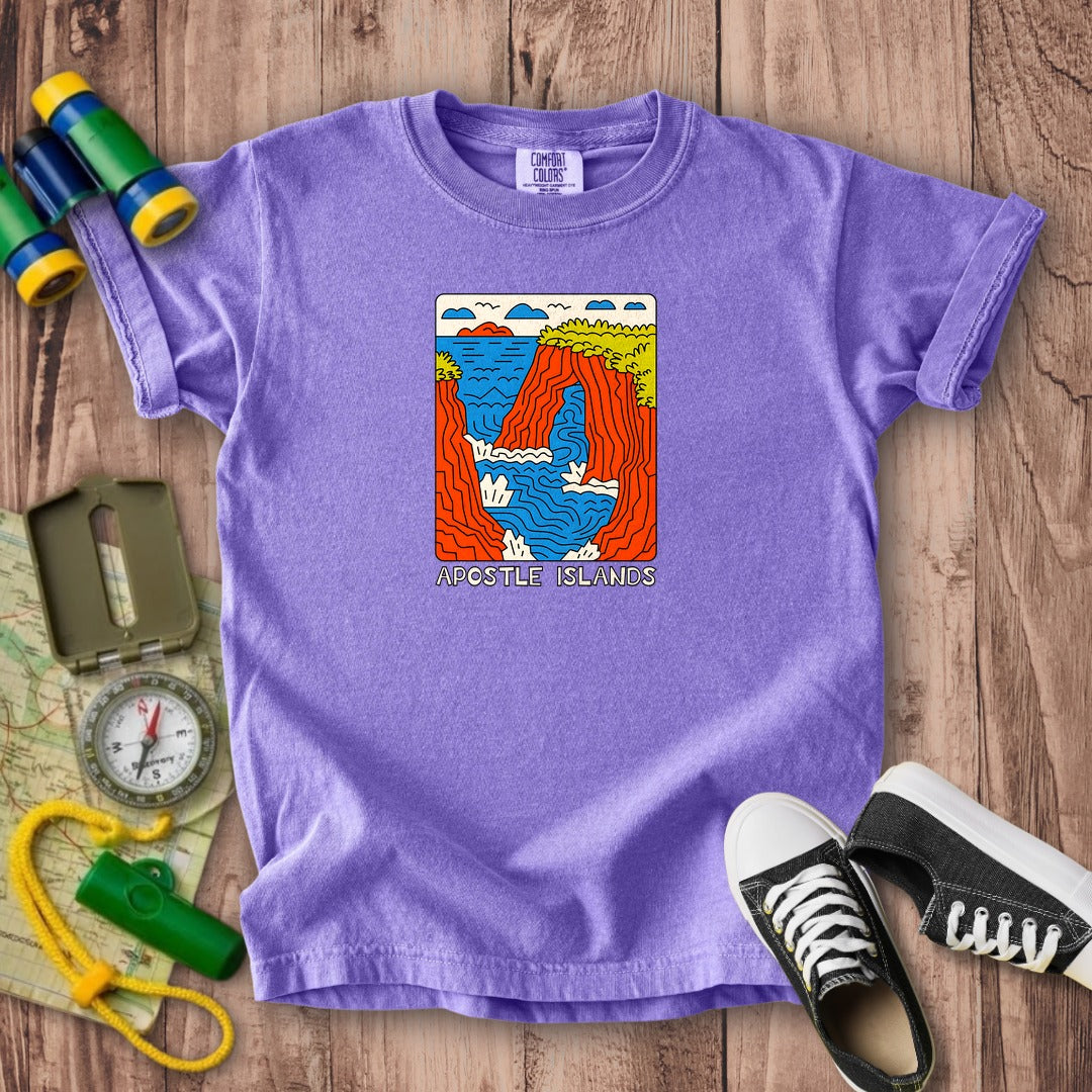 Apostle Islands National Lakeshore Kids Cotton T-Shirt