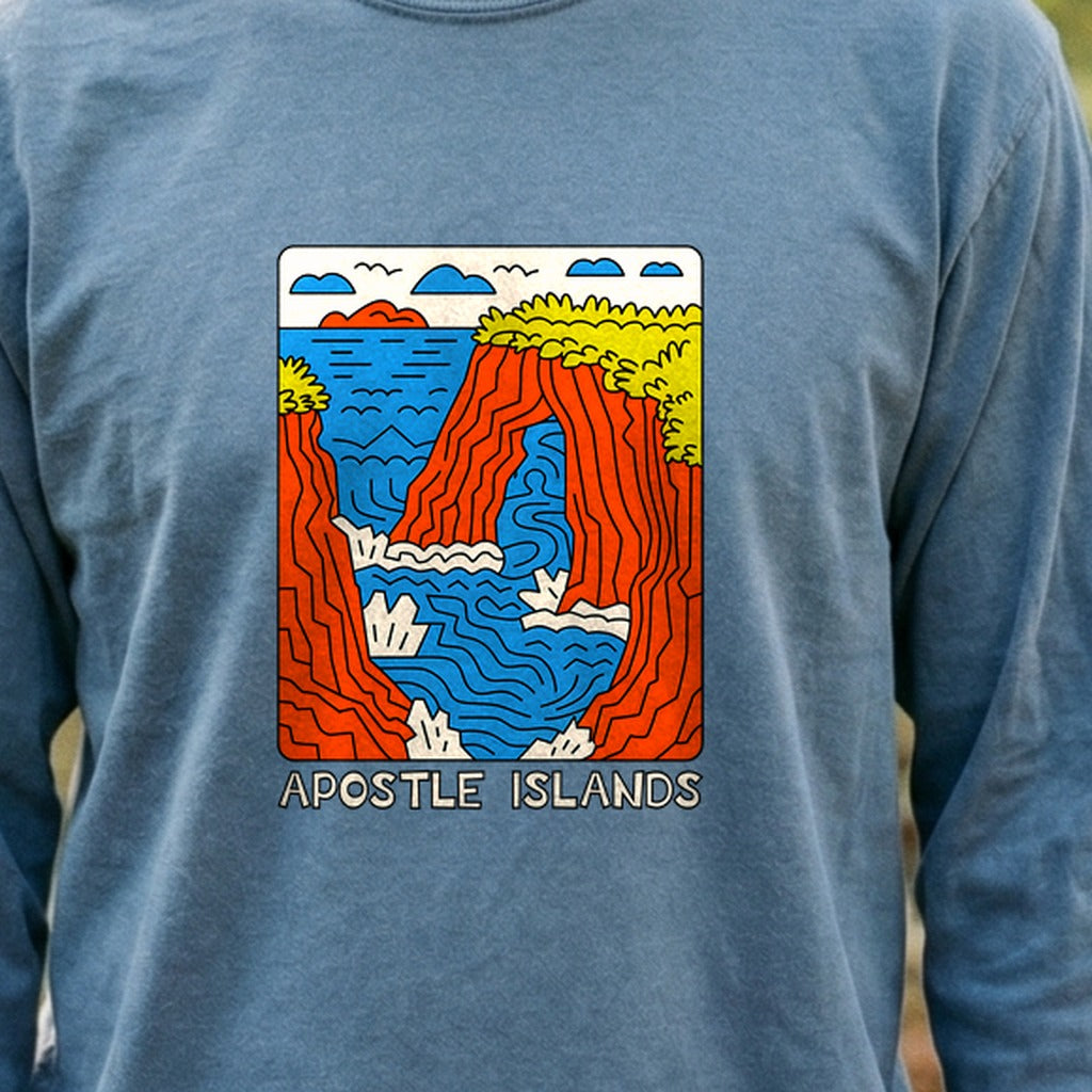 Apostle Islands National Lakeshore Cotton Long Sleeve