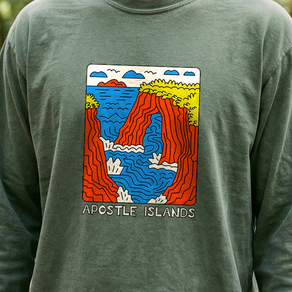 Apostle Islands National Lakeshore Cotton Long Sleeve
