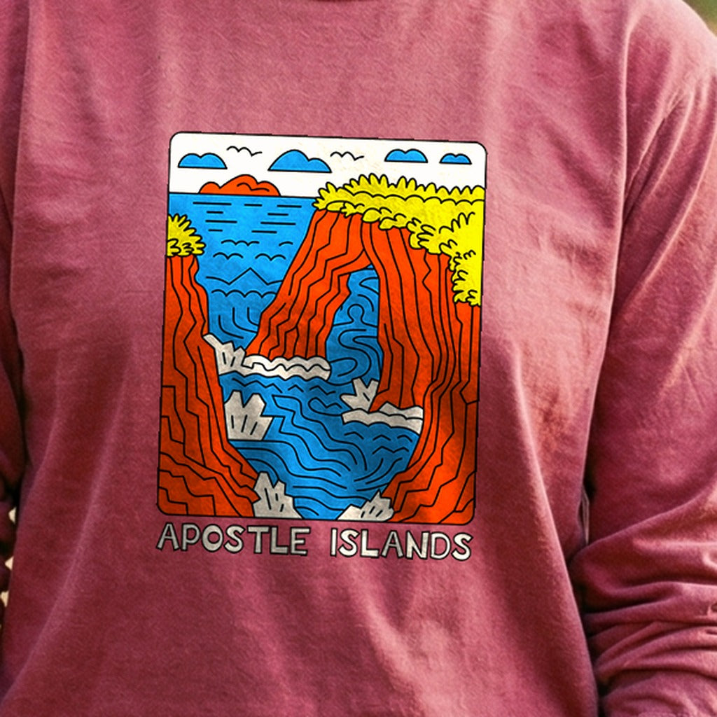 Apostle Islands National Lakeshore Cotton Long Sleeve
