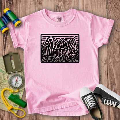 Appalachian Mountains Kids Cotton T-Shirt