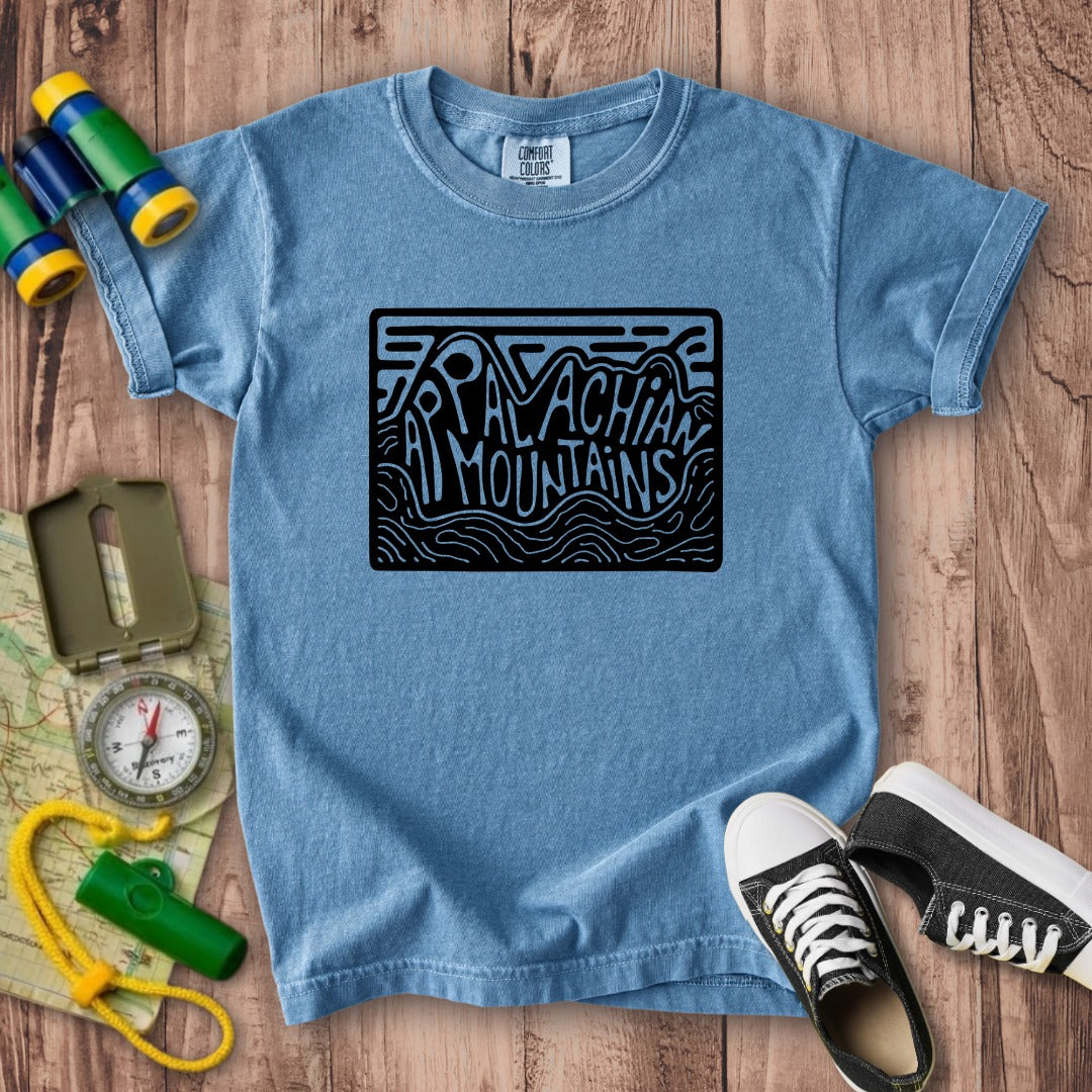 Appalachian Mountains Kids Cotton T-Shirt