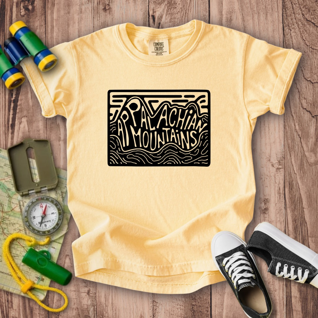 Appalachian Mountains Kids Cotton T-Shirt
