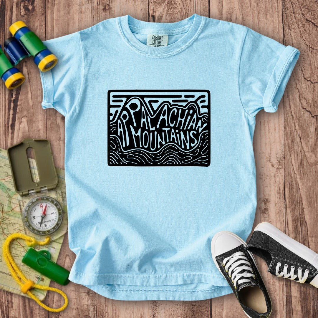Appalachian Mountains Kids Cotton T-Shirt