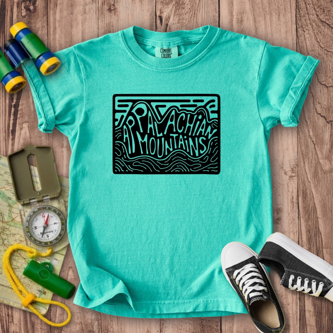 Appalachian Mountains Kids Cotton T-Shirt