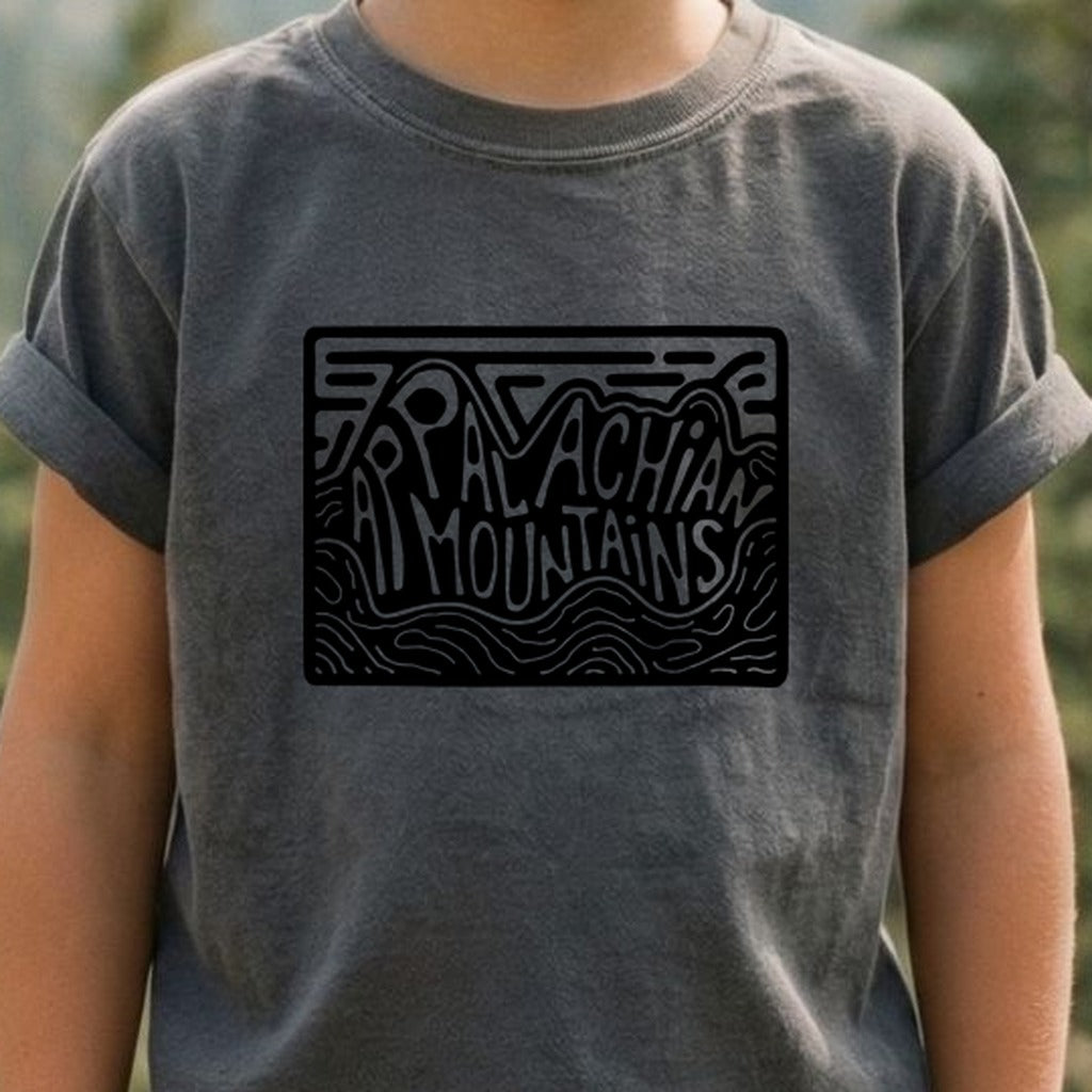 Appalachian Mountains Kids Cotton T-Shirt