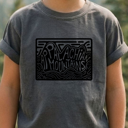 Appalachian Mountains Kids Cotton T-Shirt