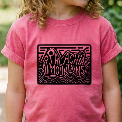 Appalachian Mountains Kids Cotton T-Shirt