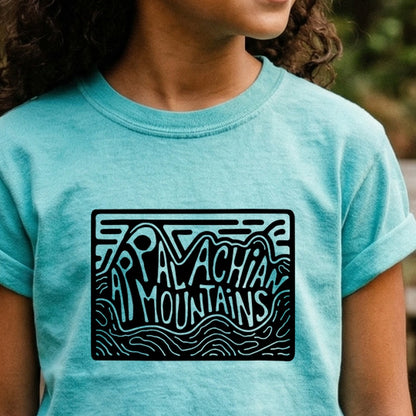 Appalachian Mountains Kids Cotton T-Shirt