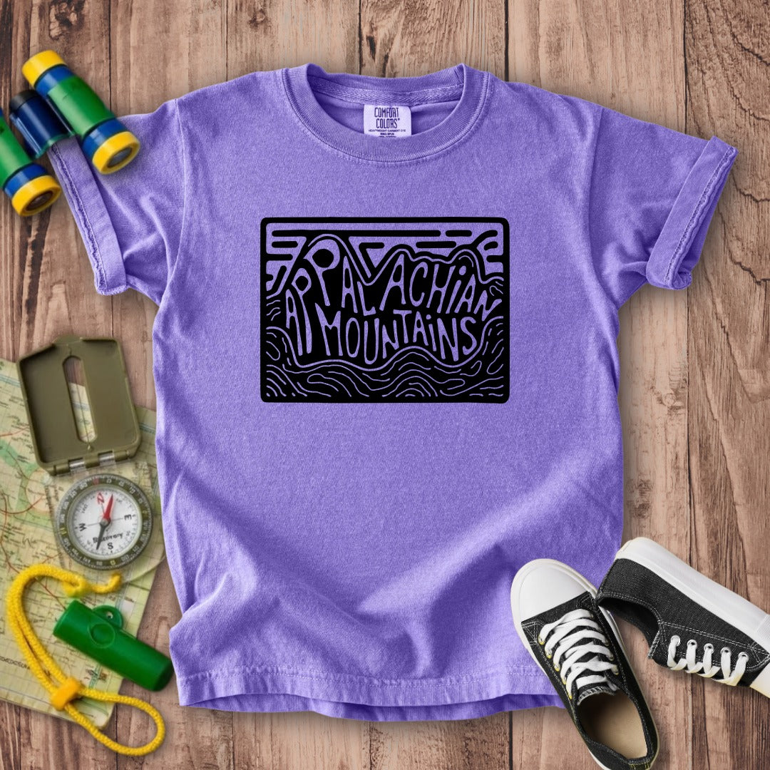 Appalachian Mountains Kids Cotton T-Shirt