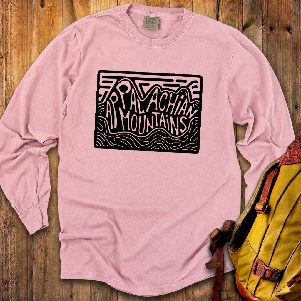 Appalachian Mountains Cotton Long Sleeve