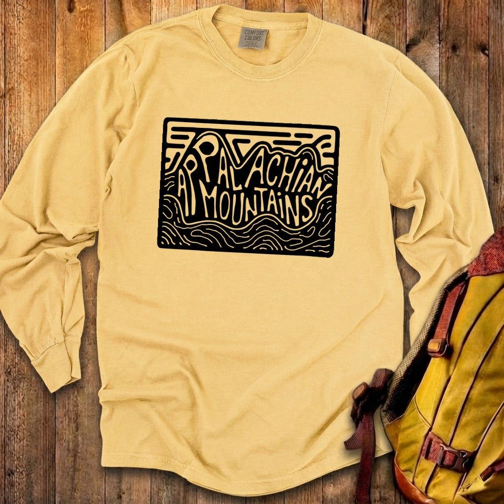 Appalachian Mountains Cotton Long Sleeve