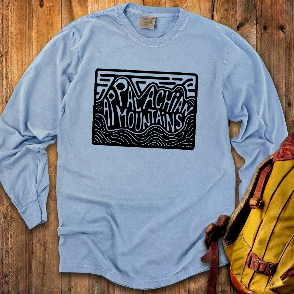 Appalachian Mountains Cotton Long Sleeve