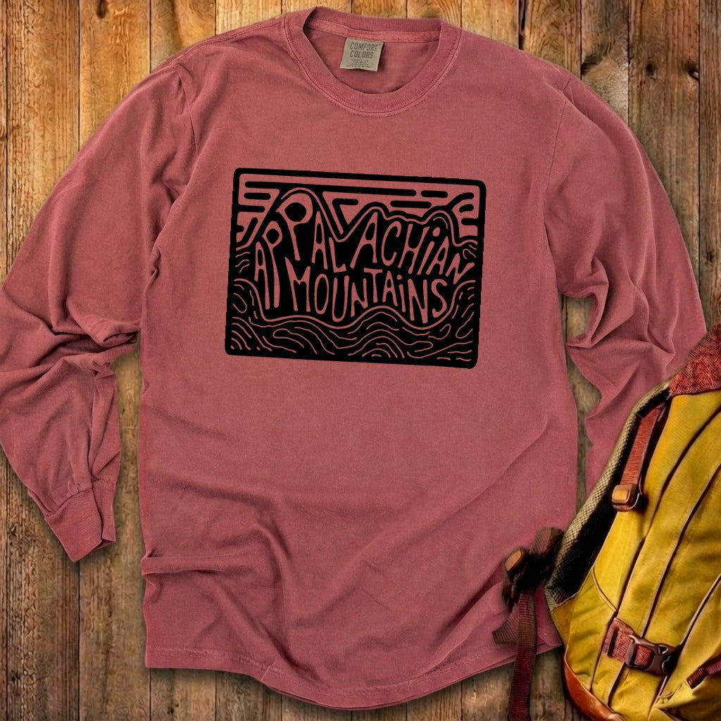 Appalachian Mountains Cotton Long Sleeve