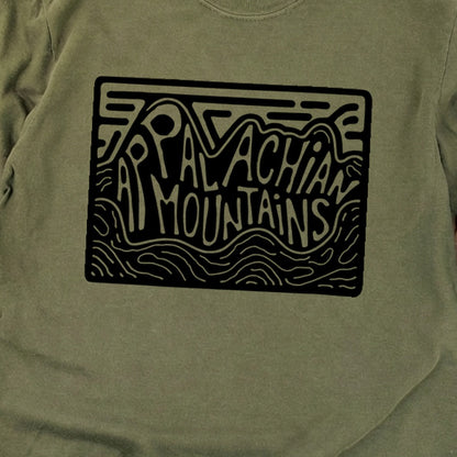 Appalachian Mountains Cotton Long Sleeve