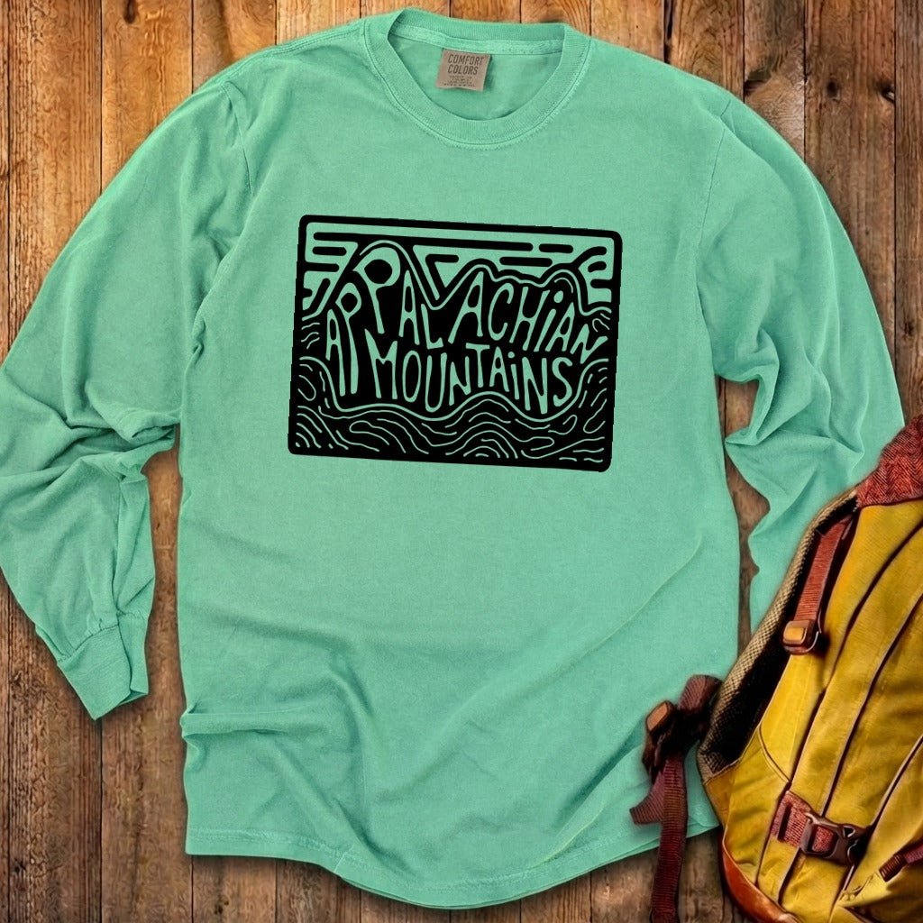 Appalachian Mountains Cotton Long Sleeve