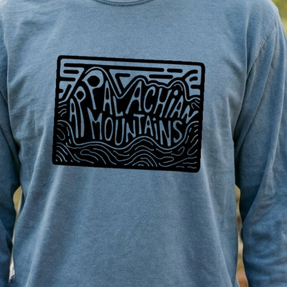 Appalachian Mountains Cotton Long Sleeve