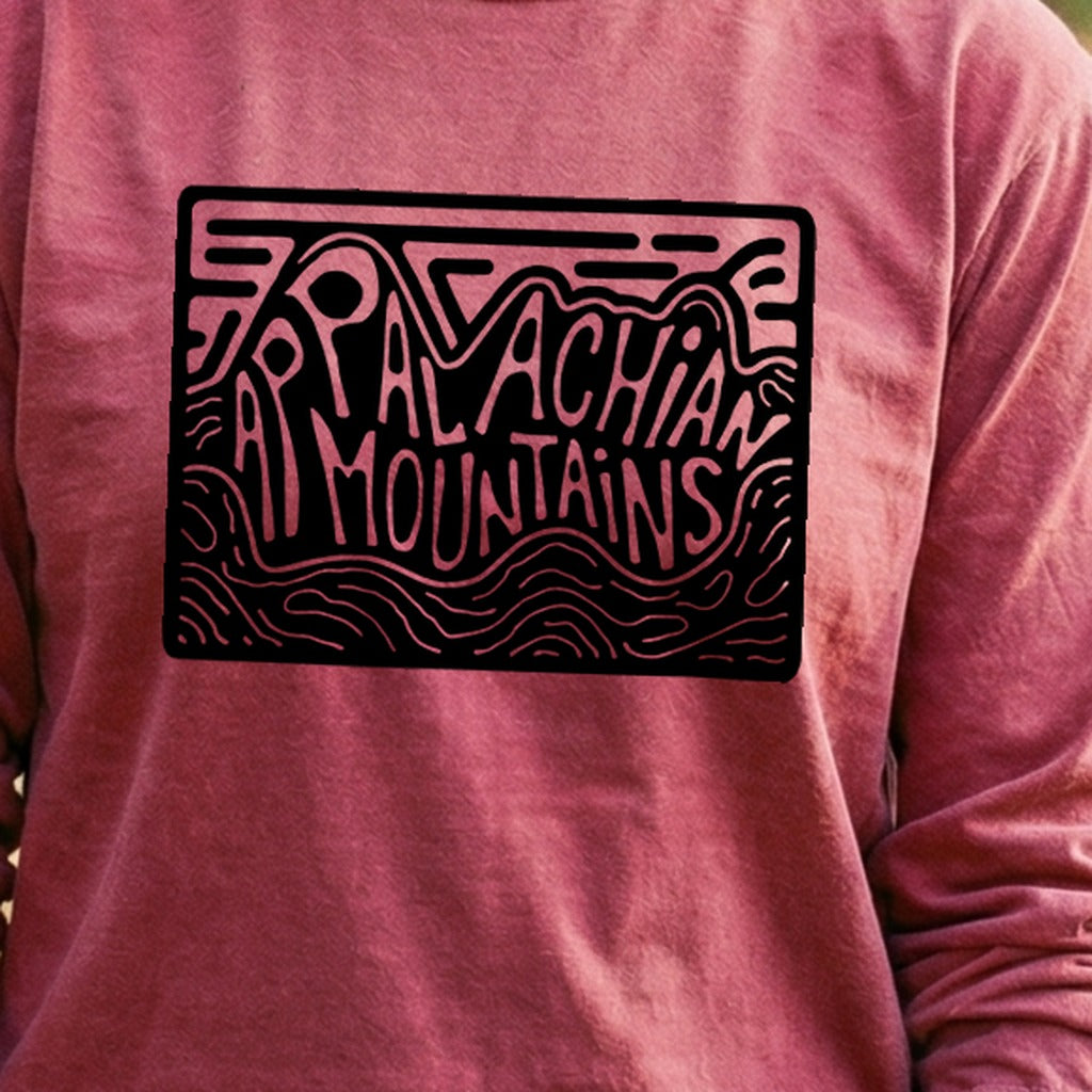 Appalachian Mountains Cotton Long Sleeve