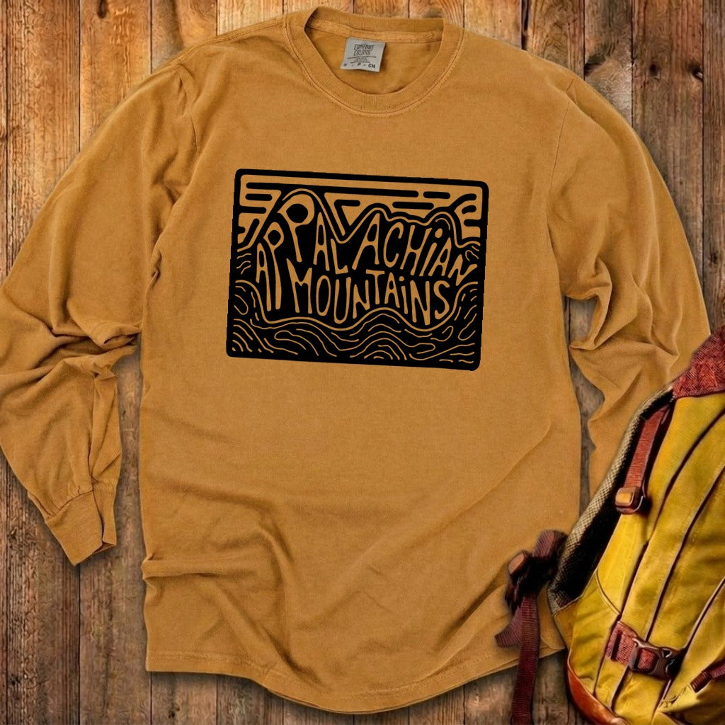 Appalachian Mountains Cotton Long Sleeve