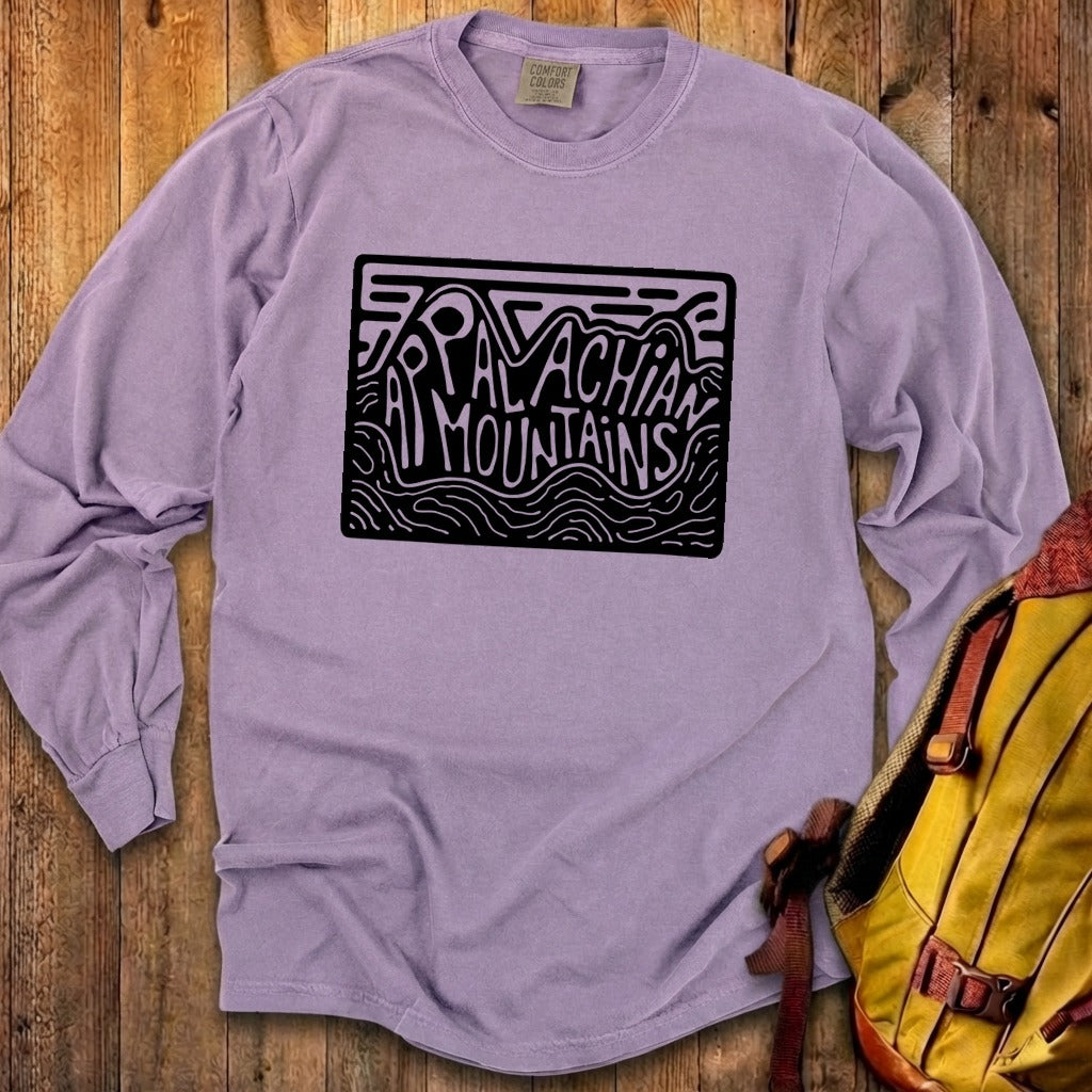Appalachian Mountains Cotton Long Sleeve