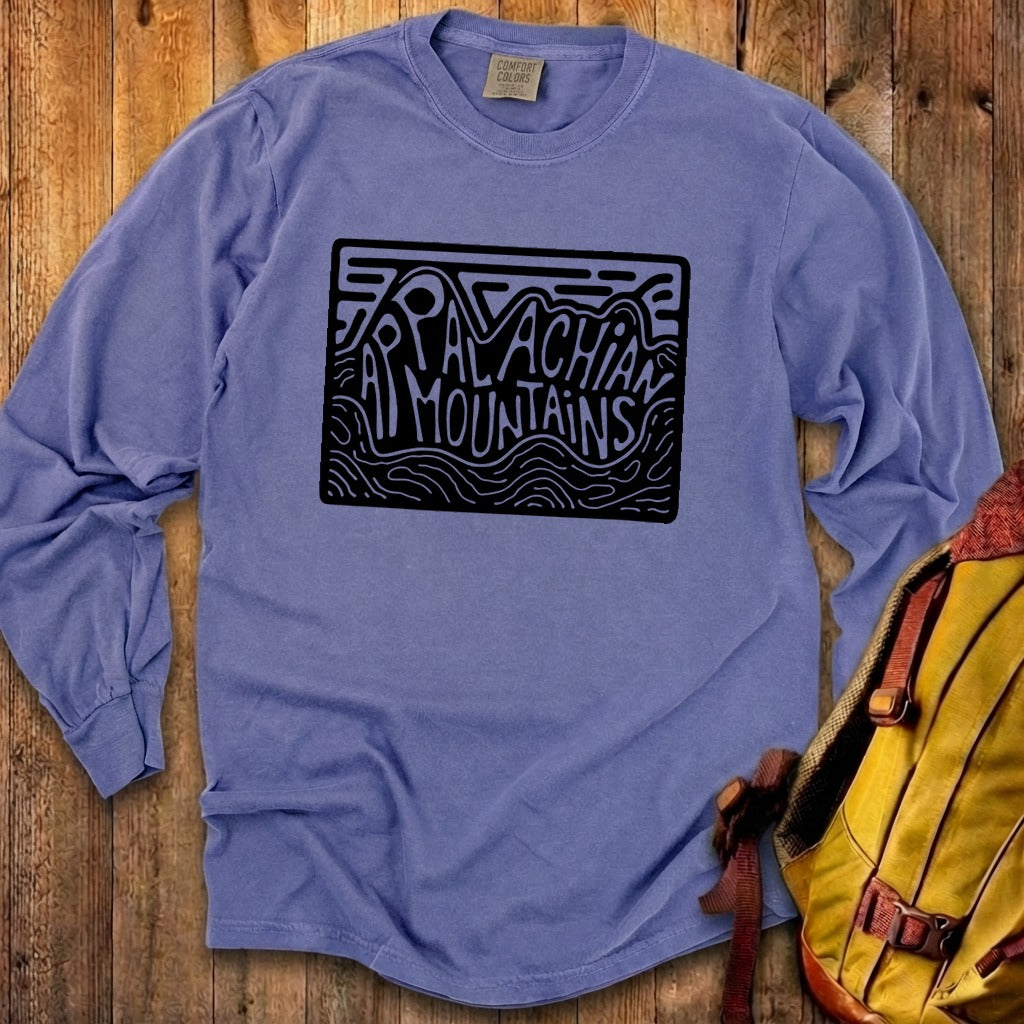 Appalachian Mountains Cotton Long Sleeve