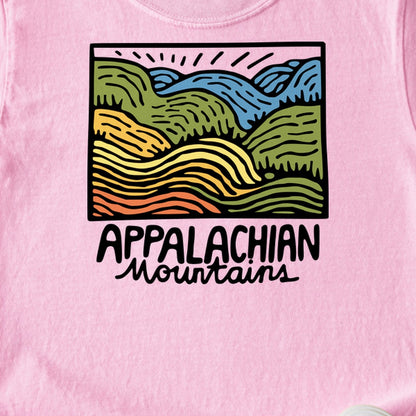 Appalachian Mountains 2 Kids Cotton T-Shirt