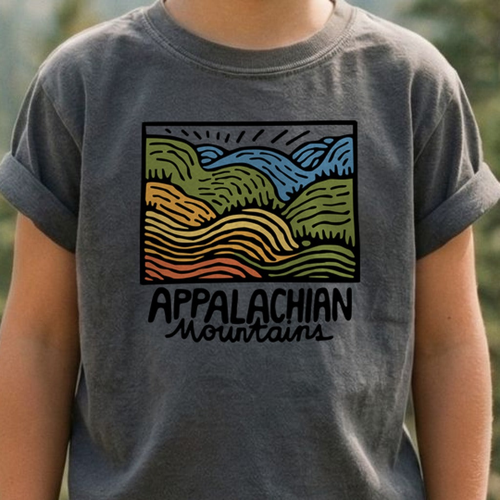 Appalachian Mountains 2 Kids Cotton T-Shirt