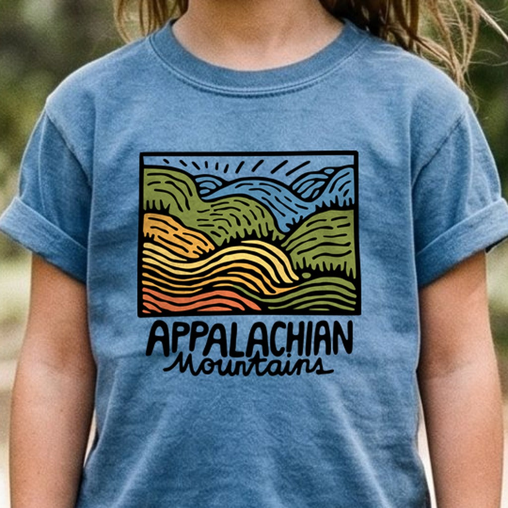 Appalachian Mountains 2 Kids Cotton T-Shirt
