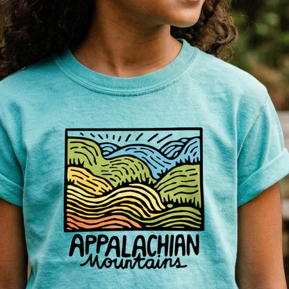 Appalachian Mountains 2 Kids Cotton T-Shirt
