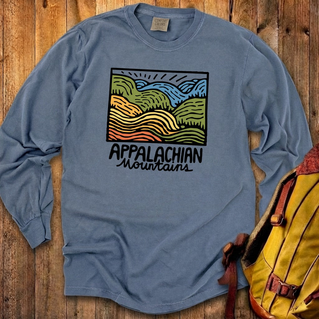 Appalachian Mountains 2 Cotton Long Sleeve