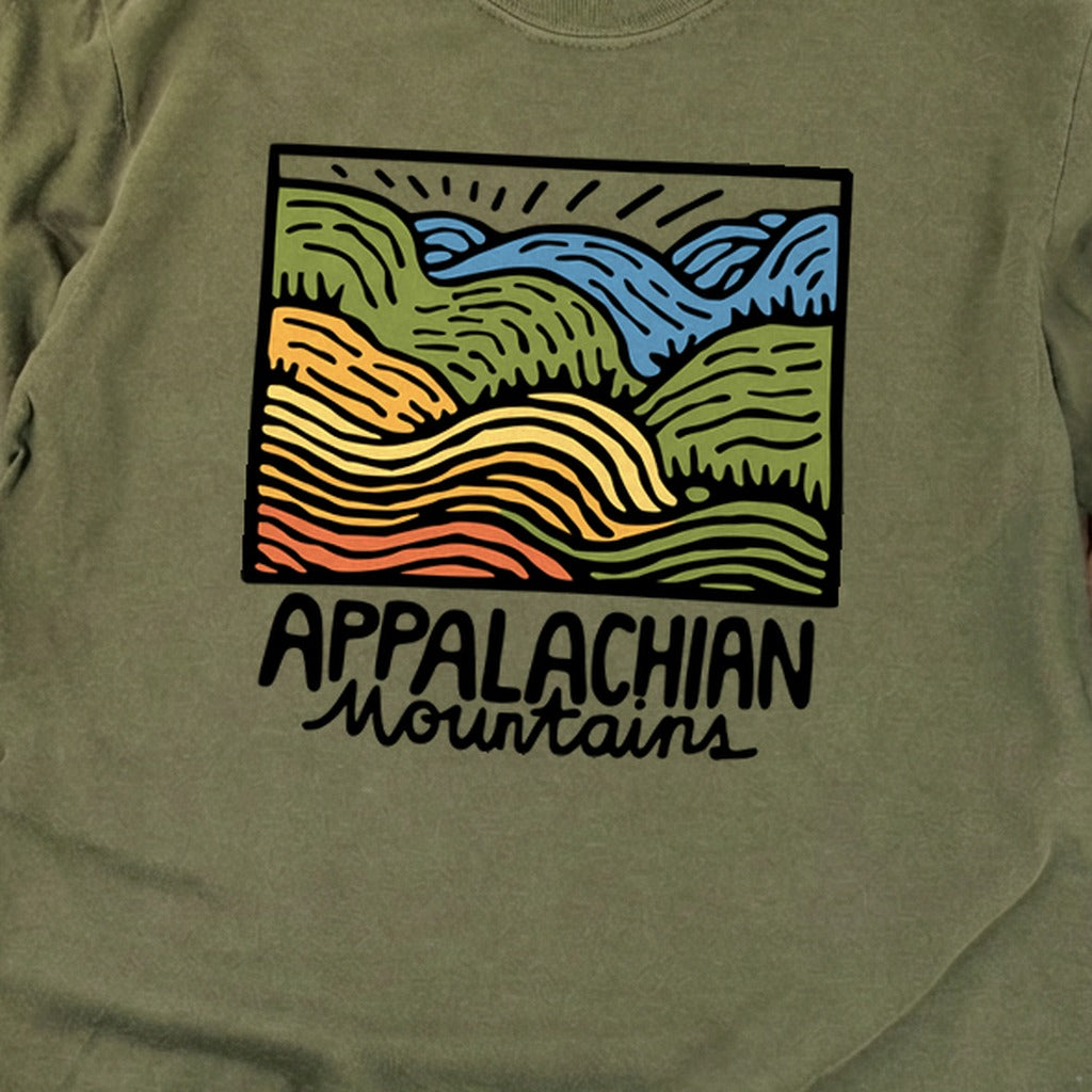 Appalachian Mountains 2 Cotton Long Sleeve