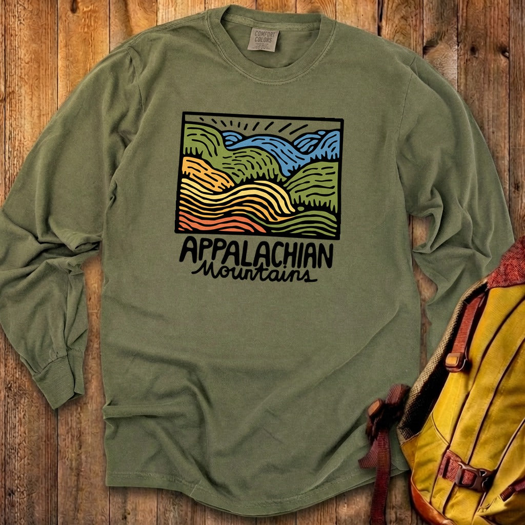 Appalachian Mountains 2 Cotton Long Sleeve