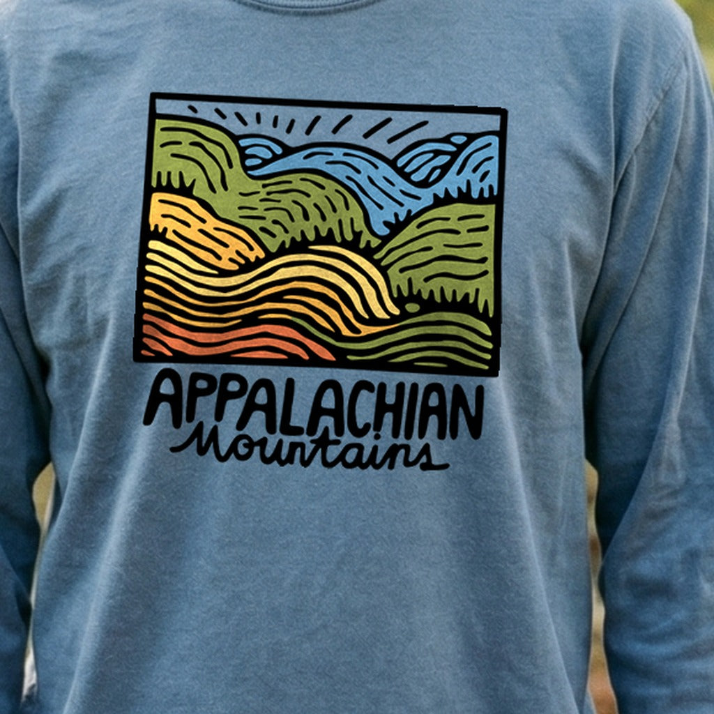 Appalachian Mountains 2 Cotton Long Sleeve