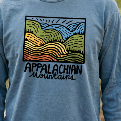 Appalachian Mountains 2 Cotton Long Sleeve
