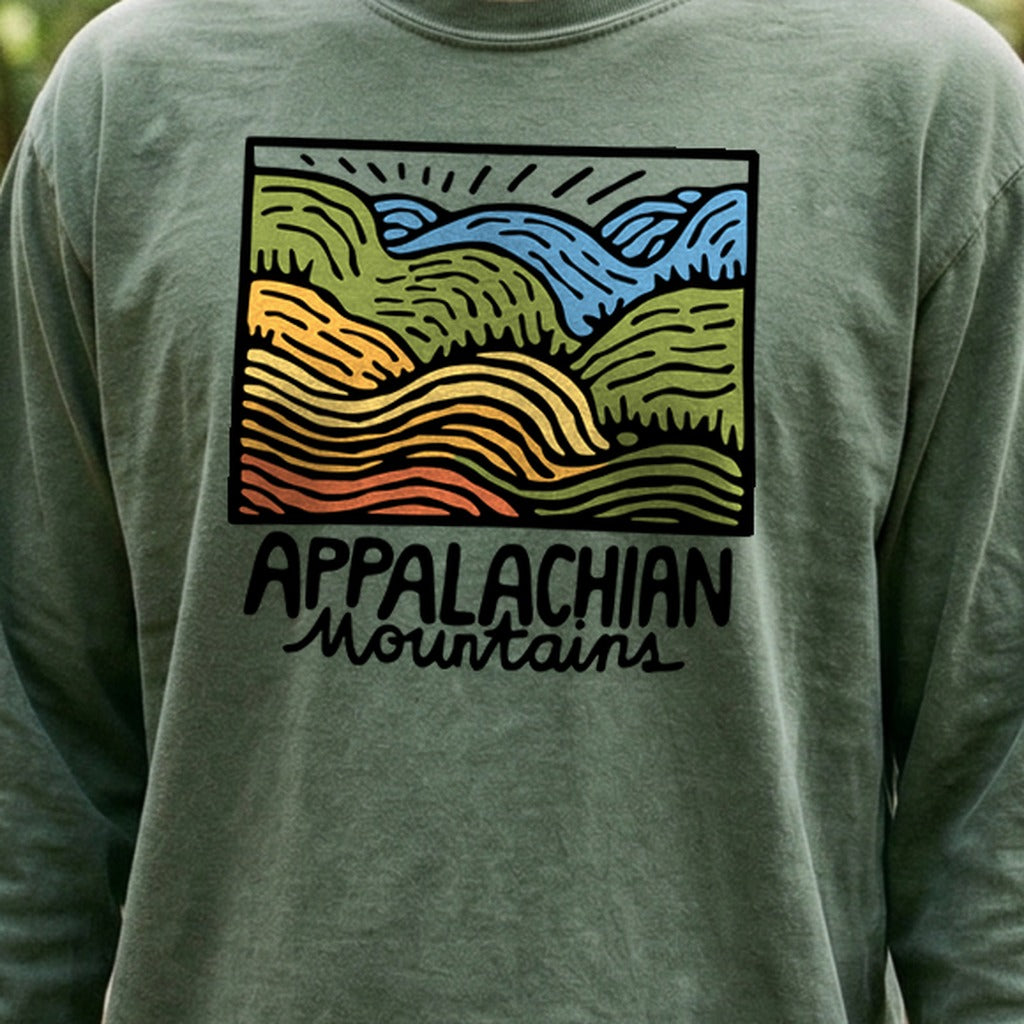 Appalachian Mountains 2 Cotton Long Sleeve