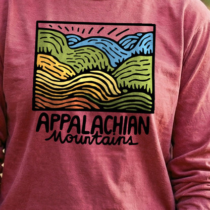 Appalachian Mountains 2 Cotton Long Sleeve