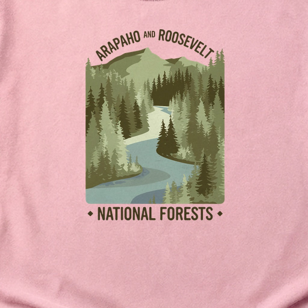 Arapaho and Roosevelt National Forests Cotton T-Shirt
