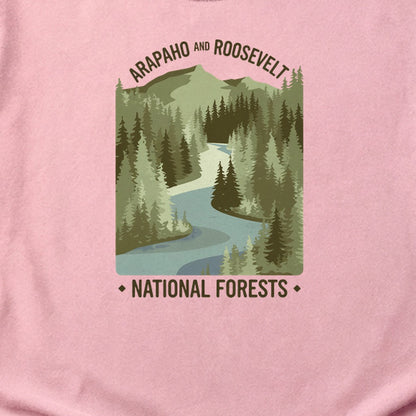 Arapaho and Roosevelt National Forests Cotton T-Shirt