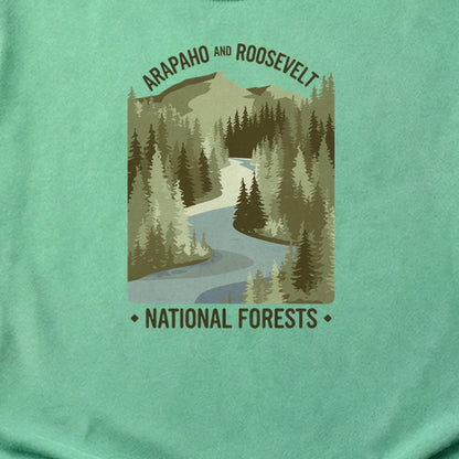 Arapaho and Roosevelt National Forests Cotton T-Shirt