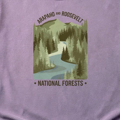 Arapaho and Roosevelt National Forests Cotton T-Shirt