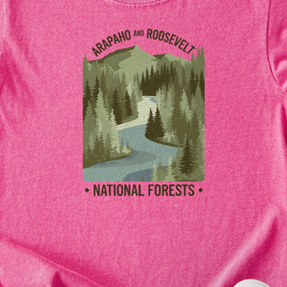 Arapaho and Roosevelt National Forests Kids Cotton T-Shirt