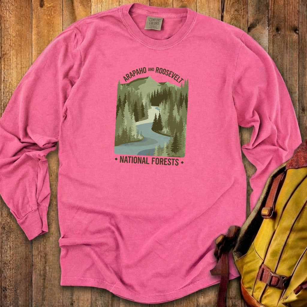 Arapaho and Roosevelt National Forests Cotton Long Sleeve