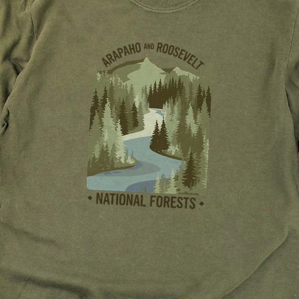 Arapaho and Roosevelt National Forests Cotton Long Sleeve
