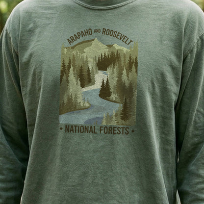 Arapaho and Roosevelt National Forests Cotton Long Sleeve