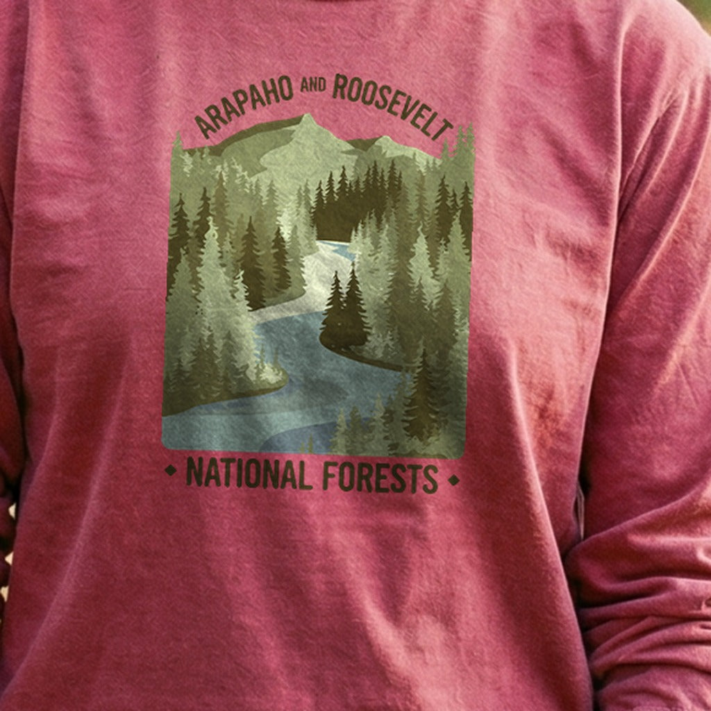 Arapaho and Roosevelt National Forests Cotton Long Sleeve