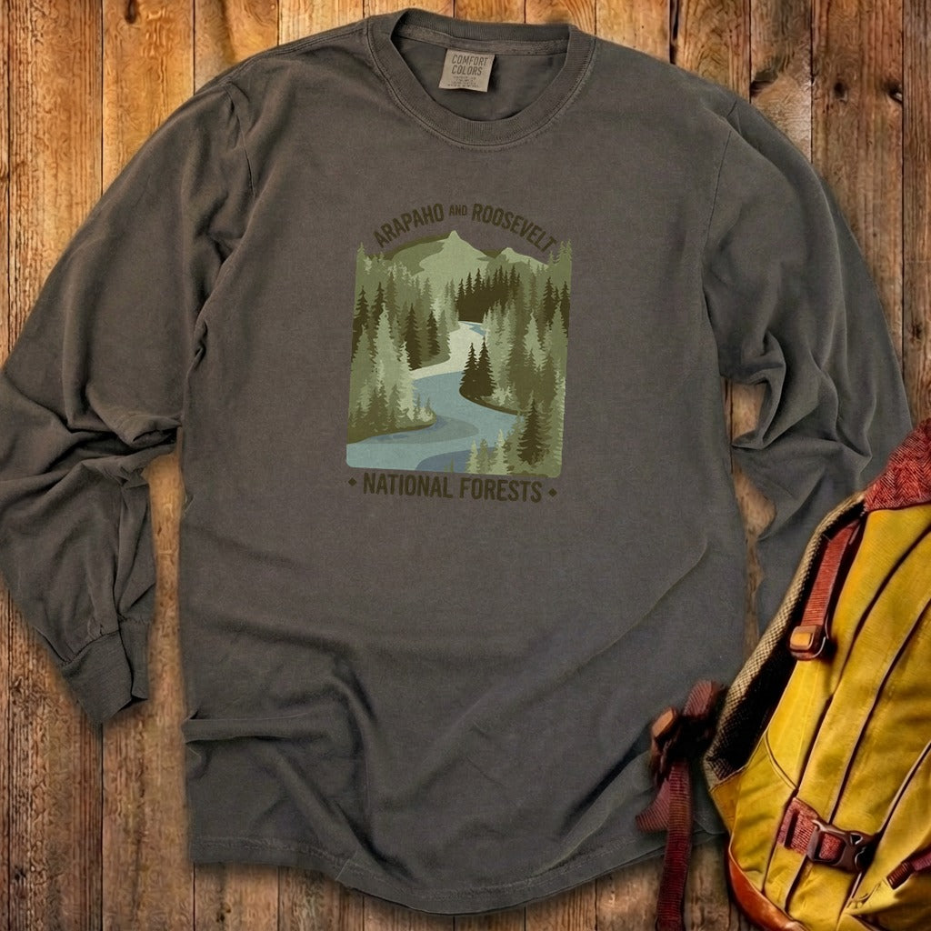 Arapaho and Roosevelt National Forests Cotton Long Sleeve