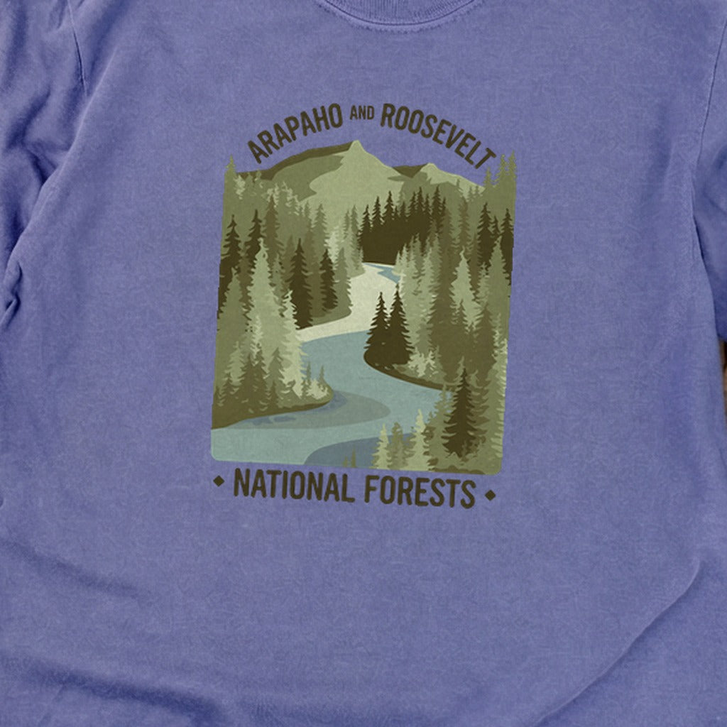 Arapaho and Roosevelt National Forests Cotton Long Sleeve